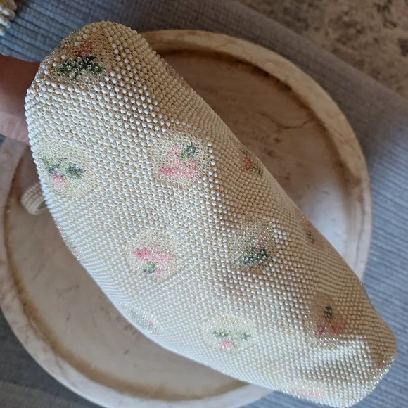 Lumered Petit Beads Vintage Handbag 1950s - Picture 9 of 9